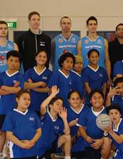 Breakers school visit