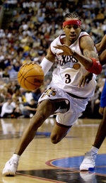 Iverson inspires 76ers