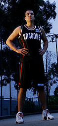 Frank Drmic, happy to be home