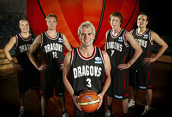 The team, at presser
