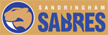 Sandringham Sabres logo on orange 2
