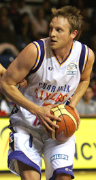 Jacob Holmes with the Adelaide 36ers